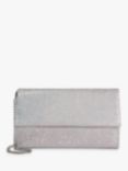 Dune Esmes Diamante Clutch Bag, Silver