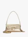 Dune Chelsea Leather Shoulder Bag, Gold