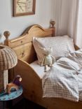 Piglet in Bed Cotton Gingham Kids' Duvet Cover Set