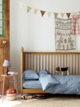 Piglet in Bed Kids' Spring Sprig Floral Cotton Infant Fitted Sheet