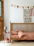 Piglet in Bed Kids' Floral Cotton Duvet Cover & Pillowcase Set