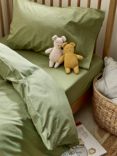Piglet in Bed Kids' Cotton Duvet Cover & Pillowcase Set, Pear