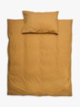 Piglet in Bed Kids' Cotton Duvet Cover & Pillowcase Set, Butterscotch