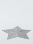 John Lewis Star Beaded Placemat, Silver