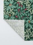 John Lewis Winter Foliage PVC Tablecloth Fabric, Green