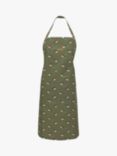 Sophie Allport Robin Print Cotton Apron, Green