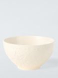 John Lewis Star Debossed Stoneware Bowl, 10cm, White