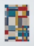 John Lewis Axel Colour Block Rug, Multi, L180 x W120 cm