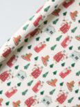 John Lewis Dawn & Dusk Traditional Santa Wrapping Paper, L4m