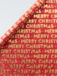 John Lewis Merry Christmas Wrapping Paper, L4m