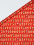 John Lewis Sugar & Spice Gingerbread People Wrapping Paper, L4m