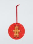 John Lewis Gingerbread Man Gift Tags, Pack of 12