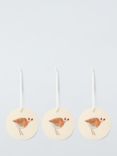 John Lewis Dawn & Dusk Simple Robin Gift Tags, Pack of 12