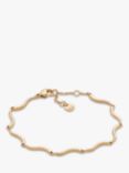 Skagen Wave Chain Bracelet, Gold