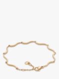 Skagen Wave Chain Bracelet, Gold