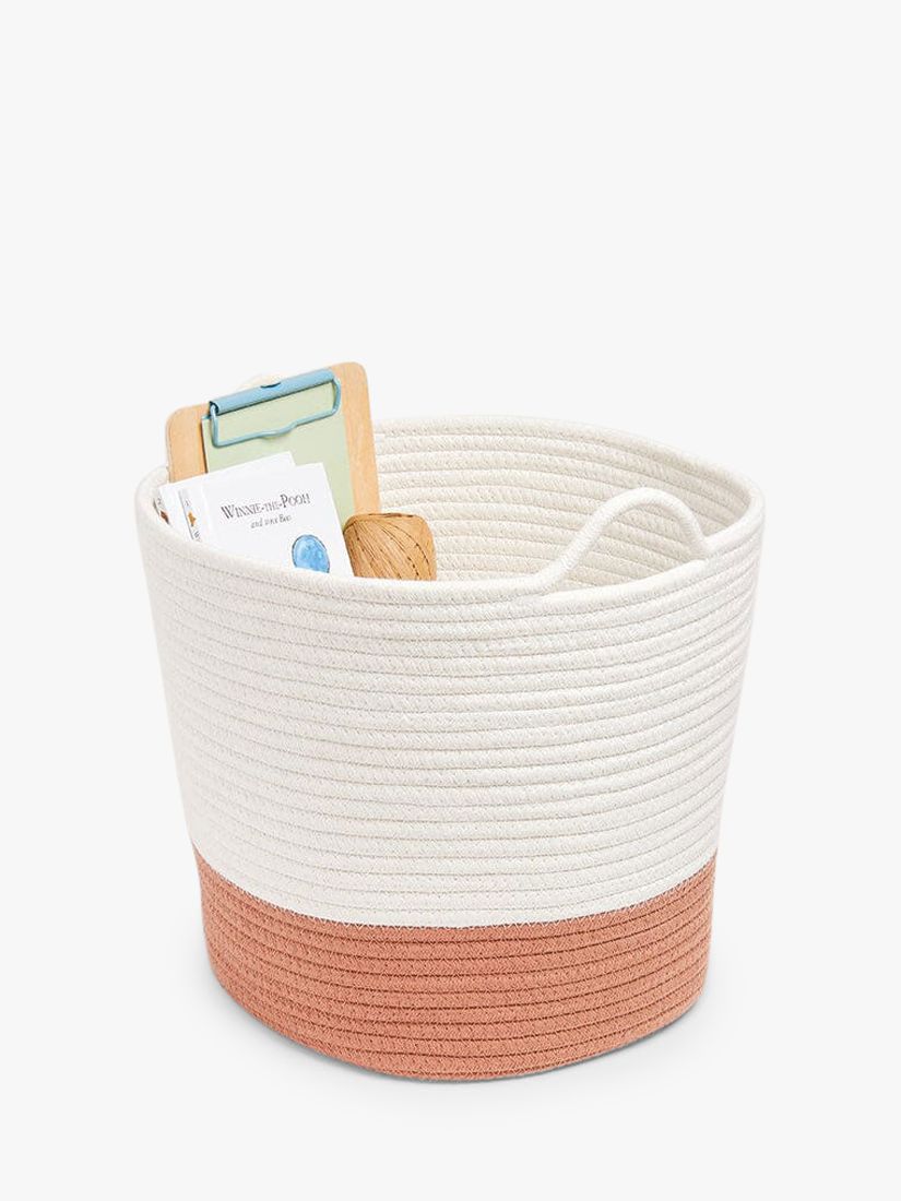 Rope Storage Basket, Ivory - Great Little Trading Co.