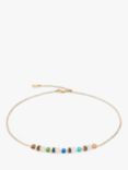 COEUR DE LION Swarovski Crystal Cube Necklace, Multi