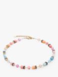 COEUR DE LION GeoCUBE® Iconic Precious Necklace, Gold/Multi