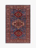 Gooch Oriental Supreme Kazak Rug, L141 x W93 cm, Blue