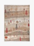 Gooch Oriental Pictorial Rug, L300 x W210 cm, Beige