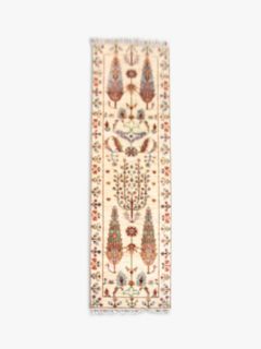 Gooch Oriental Pictorial Runner Rug, L240 x W72 cm, Ivory