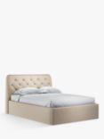 John Lewis Button Back Ottoman Storage Upholstered Bed Frame, Double
