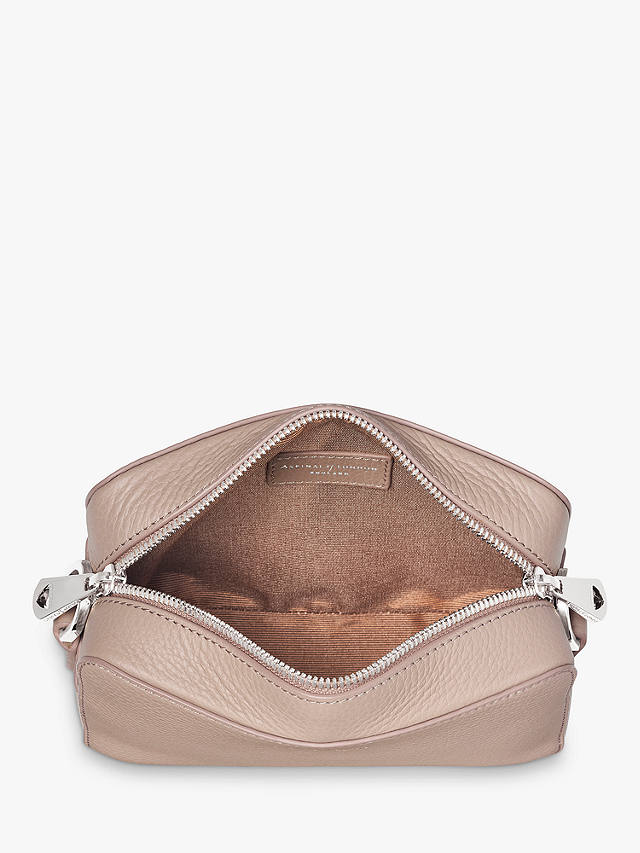 Aspinal of London Leather Camera Bag, Soft Taupe