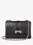 Aspinal of London Lottie Large Pebble Leather Shoulder Bag, Black