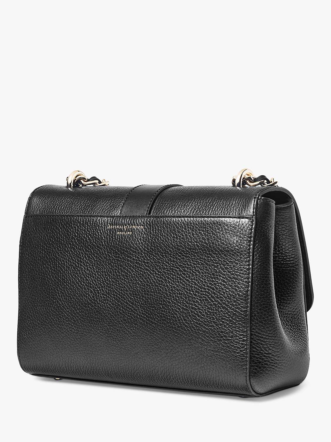 Buy Aspinal of London Lottie Large Pebble Leather Shoulder Bag Online at johnlewis.com