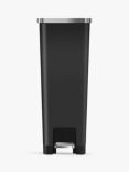 EKO Hana Recycler Pedal Bin, 45L, Black