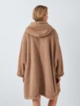 John Lewis Borg Poncho, Caramel