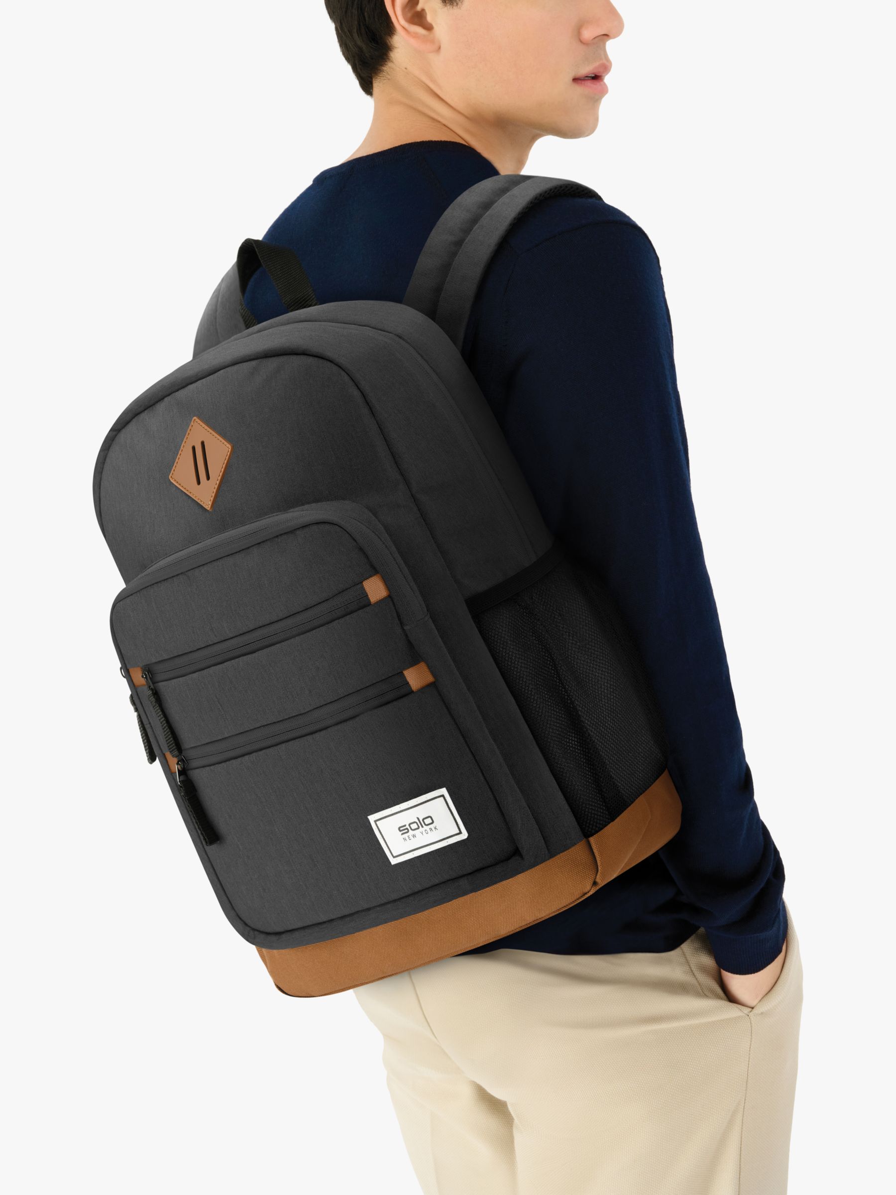 Buy Solo Fresh Backpack, Black Online at johnlewis.com