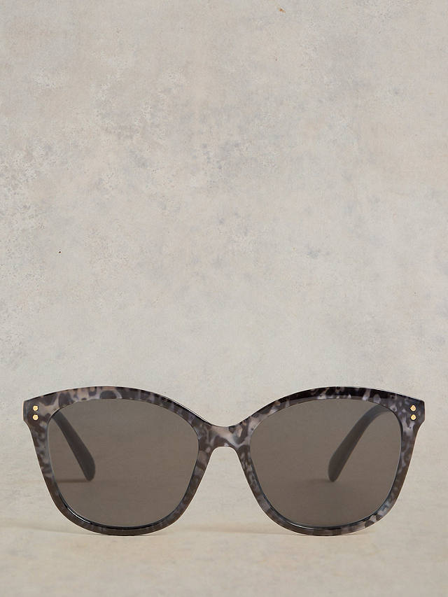 White Stuff Sia Women's Sunglasses, Dark Blue