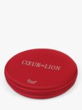 COEUR DE LION Circular Jewellery Storage Case, Red