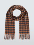 John Lewis Gingham Check Cashmink Scarf, Multi