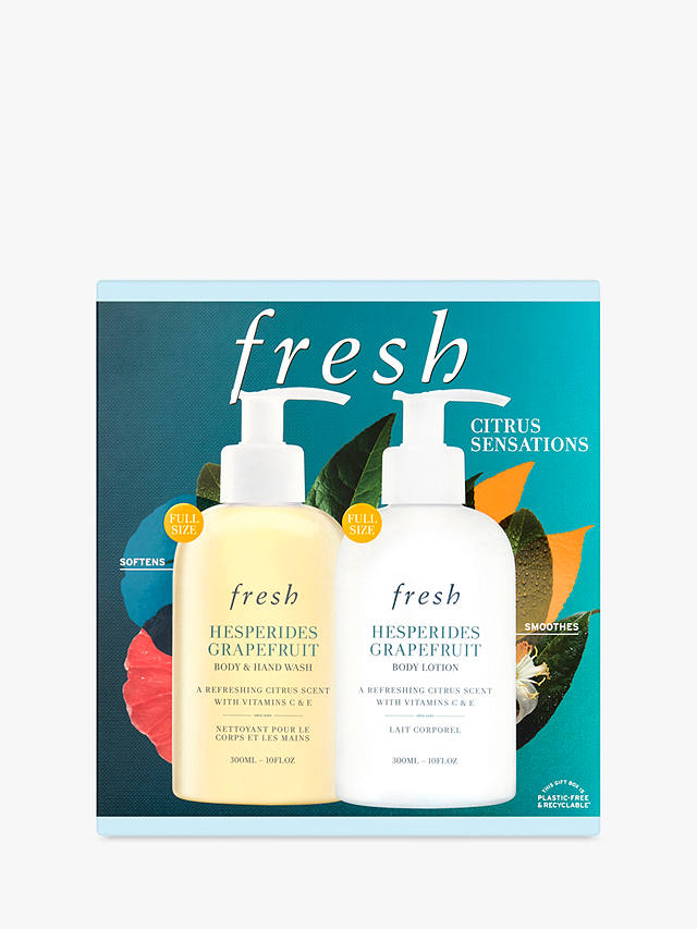 Fresh Citrus Sensations Shower Gel & Body Lotion Bodycare Gift Set 5