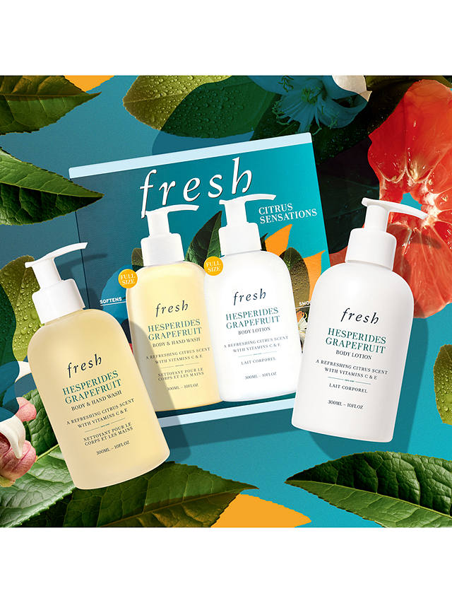 Fresh Citrus Sensations Shower Gel & Body Lotion Bodycare Gift Set 7