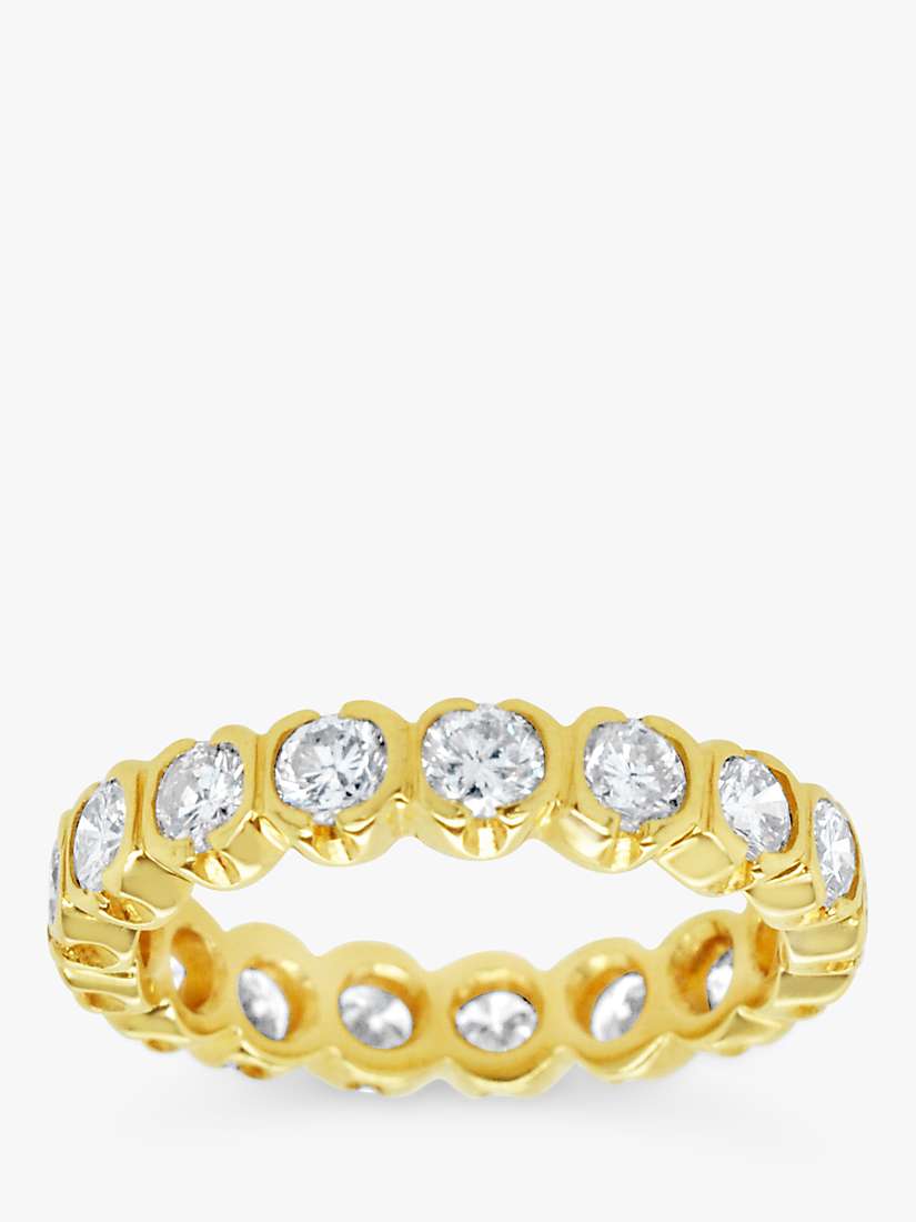 Buy Milton & Humble Jewellery Second Hand 18ct Yellow Gold Diamond Eternity Ring, Gold Online at johnlewis.com