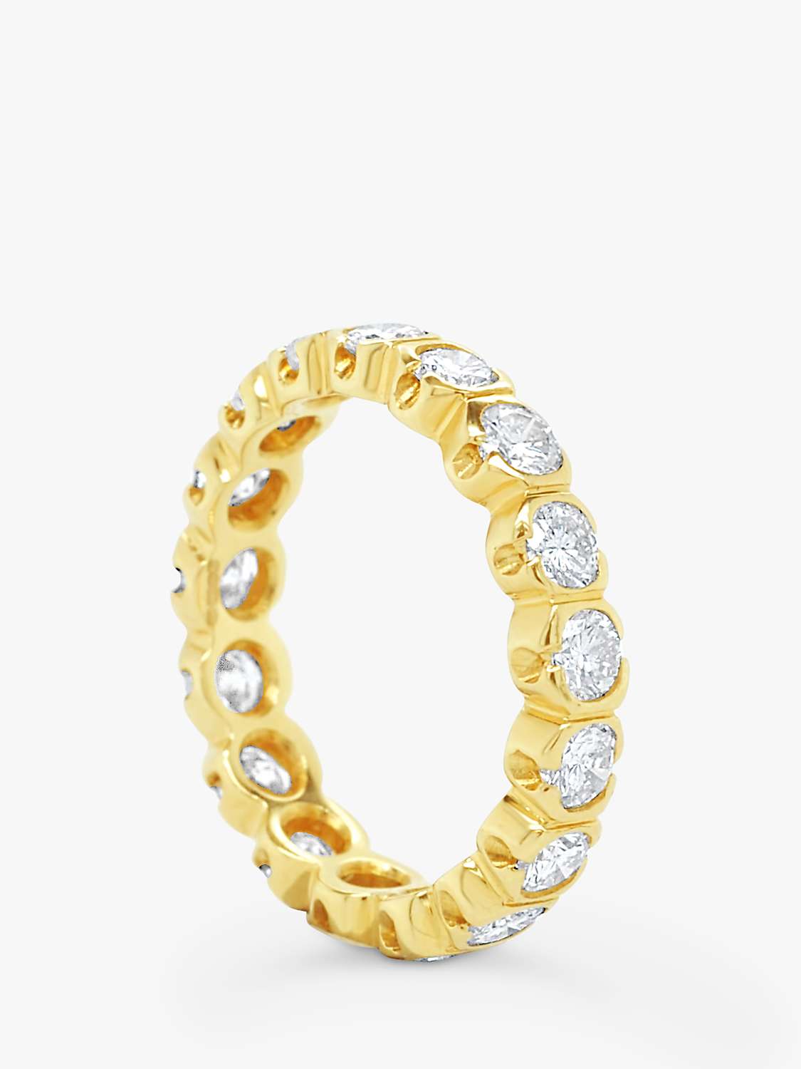 Milton & Humble Jewellery Second Hand 18ct Yellow Gold Diamond Eternity ...