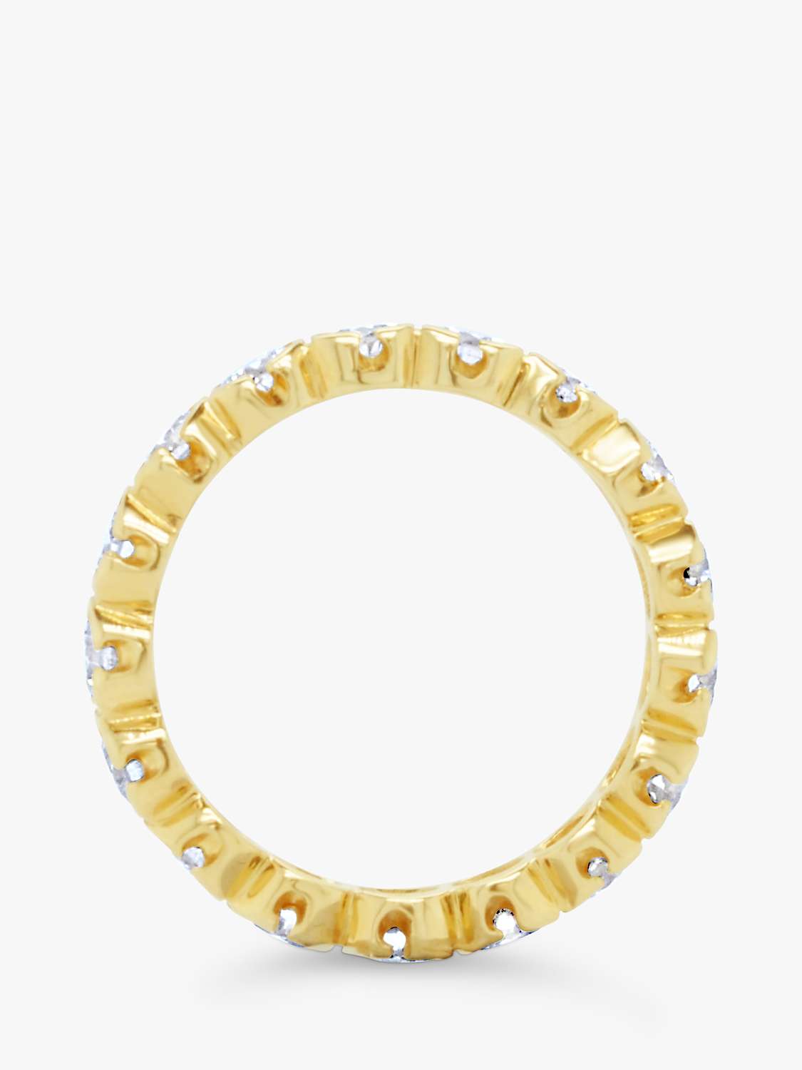 Buy Milton & Humble Jewellery Second Hand 18ct Yellow Gold Diamond Eternity Ring, Gold Online at johnlewis.com