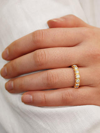 Milton & Humble Jewellery Second Hand 18ct Yellow Gold Diamond Eternity Ring, Gold