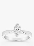 Milton & Humble Jewellery Second Hand Platinum Marquise Diamond Ring