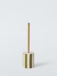 John Lewis Stripe Toilet Brush and Holder