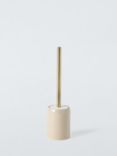 John Lewis Ceramic Toilet Brush and Holder, Greige