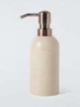 John Lewis Ceramic Soap Dispenser, Greige