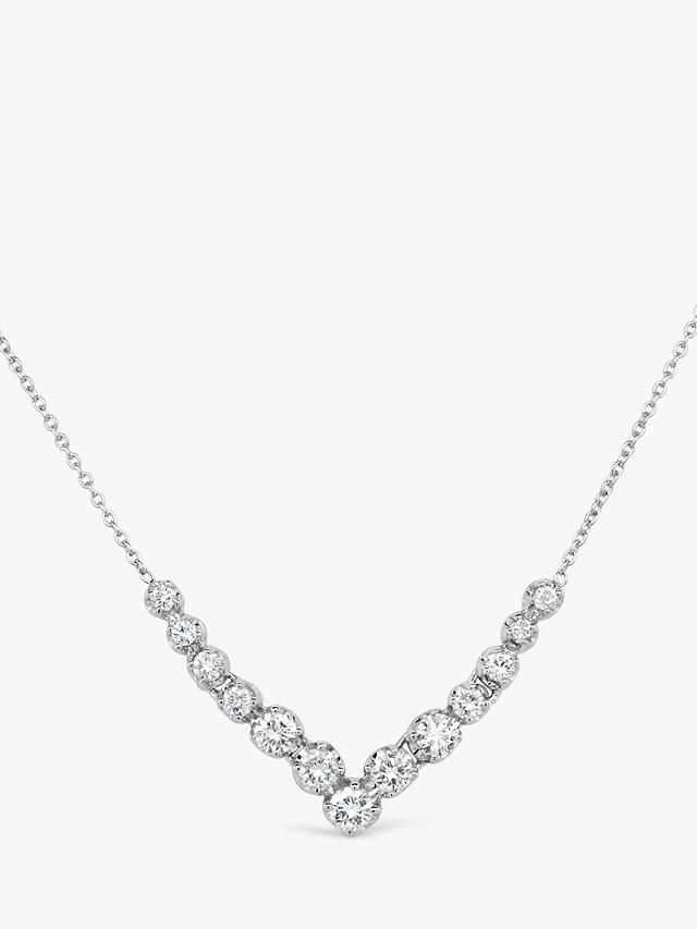 Milton & Humble Jewellery Second Hand 14ct White Gold Diamond Necklace