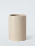 John Lewis Ceramic Bathroom Tumbler, Greige