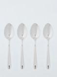 John Lewis Luna Stainless Steel Dessert Spoons, Set of 4