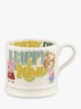 Emma Bridgewater Peppa Pig 'Happy & Kind' Small Mug, 175ml, Multi