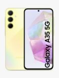 Samsung Galaxy A35 Smartphone, Android, 8GB RAM, 6.6", 5G, SIM Free, 256GB, Lemon